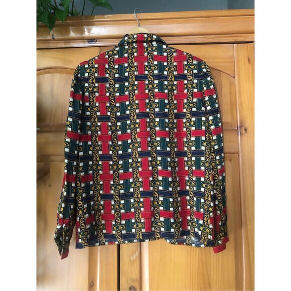 Talbots 100% Silk Vintage Retro Top Blouse Women SZ10 - Picture 5 of 9